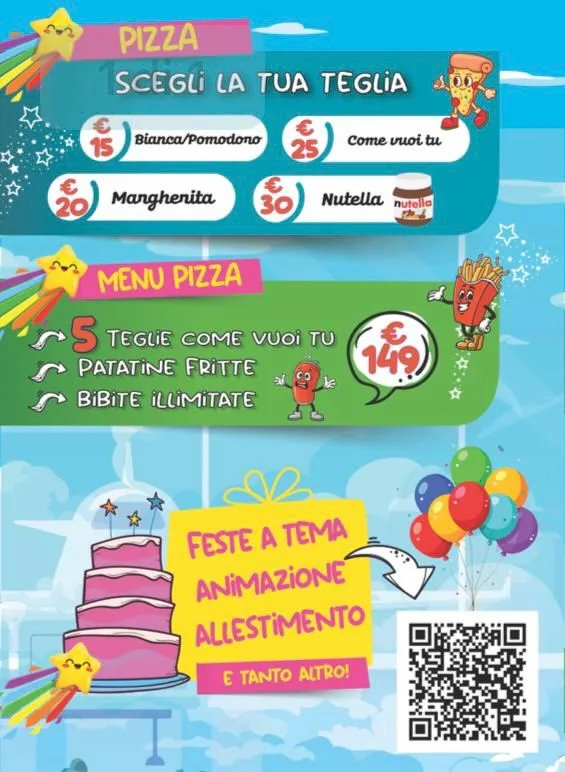 La pizza a teglia e il menù pizza